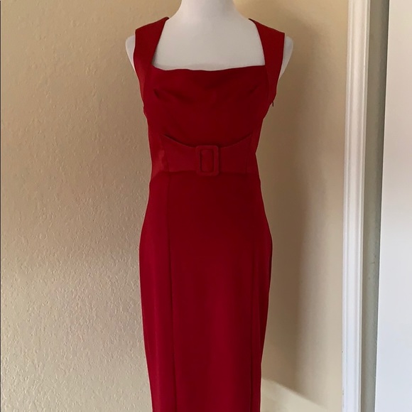 Snap Dresses & Skirts - Red Pin Up Style Dress